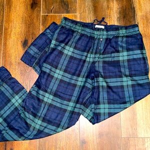 ABERCROMBIE & FITCH plaid/ flannel sleep pants